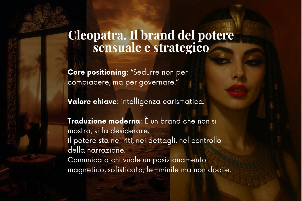 Cleopatra posizionamento brand Cleopatra posizionamento brand
